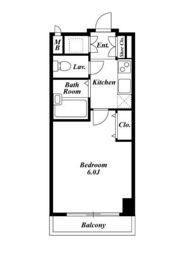 KDXレジデンス麻布イースト　702号室　間取り
