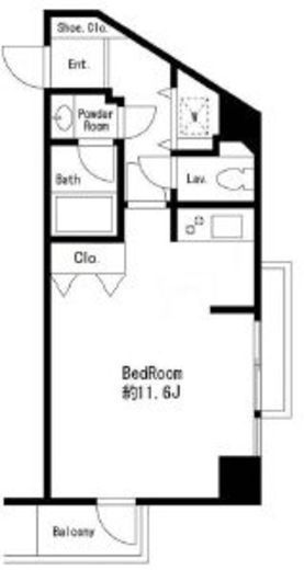 プライムアーバン麻布十番　904号室　間取り