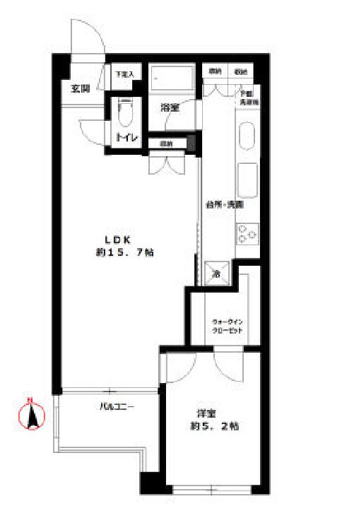 ホームズ自由が丘二丁目　102号室　間取り