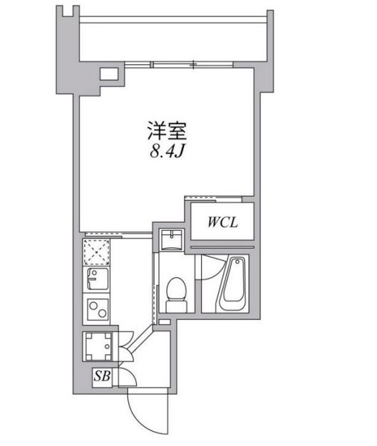 アジールコート麻布十番　305号室　間取り