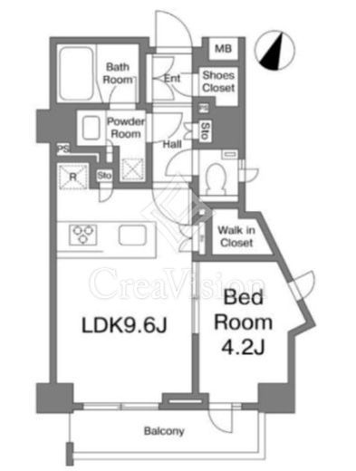 ザ・レジデンス早稲田　304号室　間取り