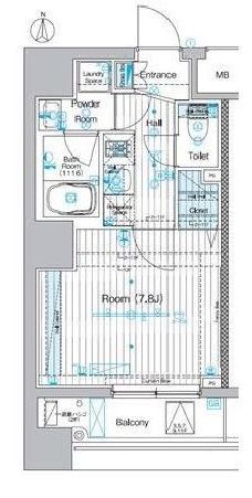 ブライズ神楽坂　301号室　間取り