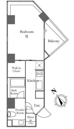 KDXレジデンス麻布仙台坂　301号室　間取り
