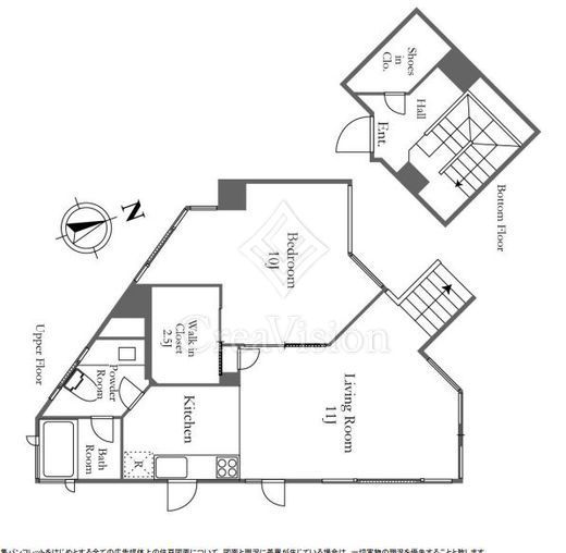 KDXレジデンス麻布仙台坂　901号室　間取り