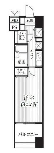 HF南麻布レジデンス　203号室　間取り