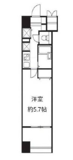 HF南麻布レジデンス　304号室　間取り