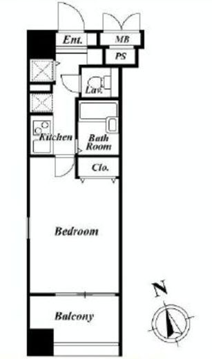 HF南麻布レジデンス　805号室　間取り