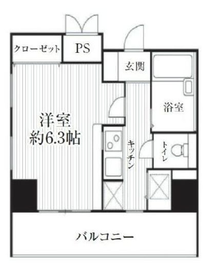 HF南麻布レジデンス　806号室　間取り