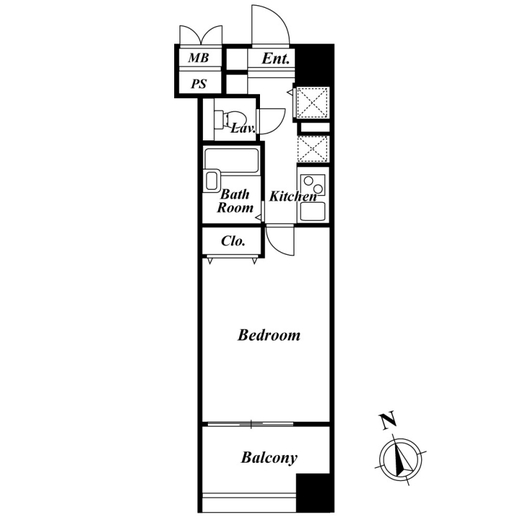 HF南麻布レジデンス　904号室　間取り