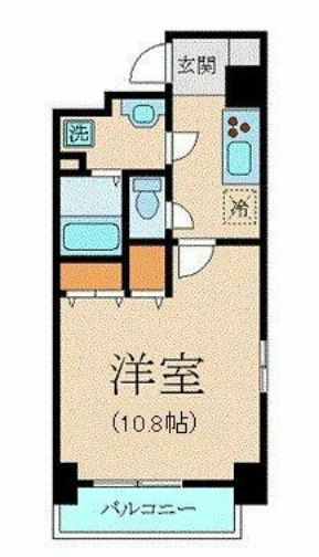 ブルーアース品川　502号室　間取り