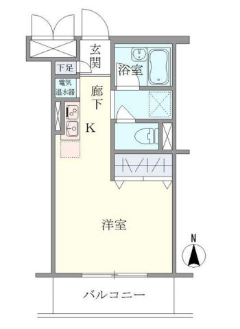 メゾンベール南麻布　510号室　間取り