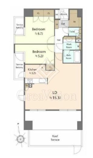 イトーピア麻布　208号室　間取り