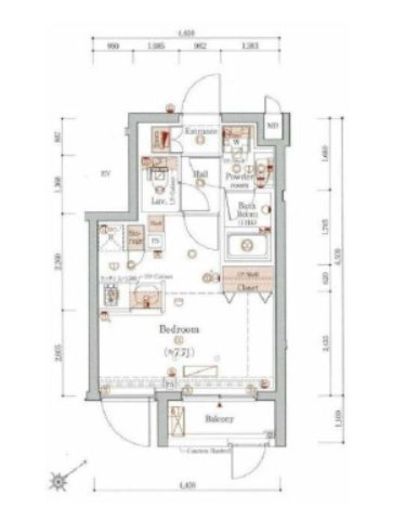 プレール・ドゥーク学芸大学2　109号室　間取り
