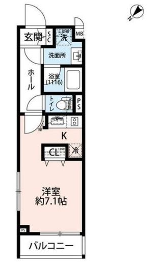プレール・ドゥーク学芸大学2　201号室　間取り