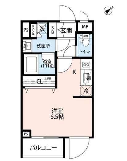 プレール・ドゥーク学芸大学2　305号室　間取り