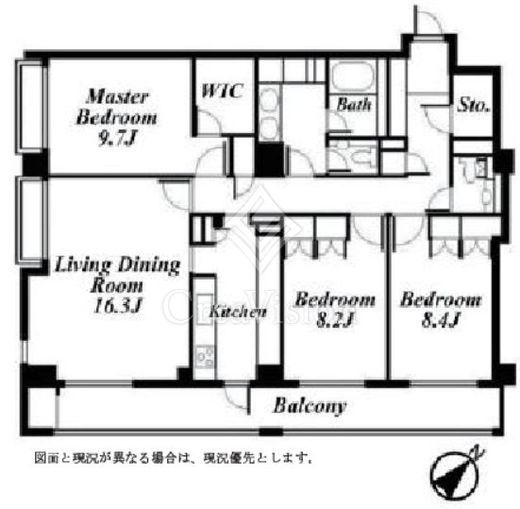 ボンドハウス元麻布　102号室　間取り