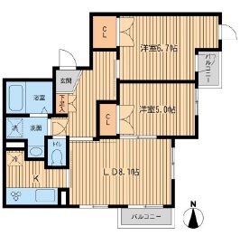 元麻布フォレストプラザ2　302号室　間取り