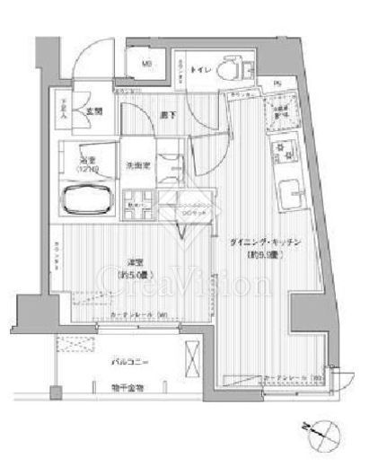 casa KEITO　1001号室　間取り