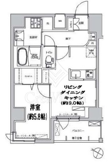 casa KEITO　202号室　間取り