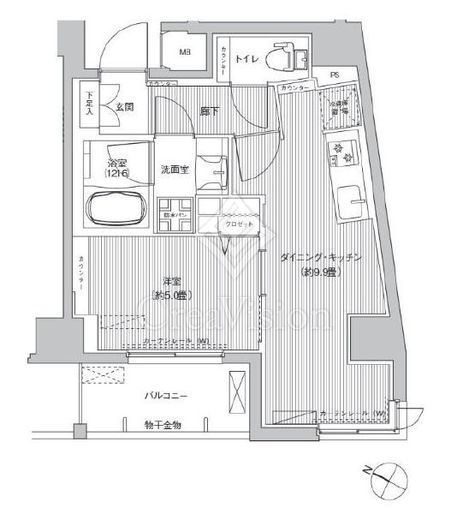 casa KEITO　901号室　間取り