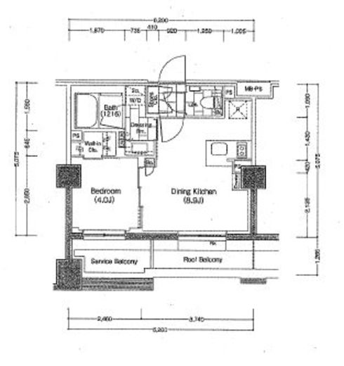ザ・パークハビオ新宿　426号室　間取り