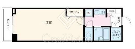 マートルコート麹町　12F1号室　間取り