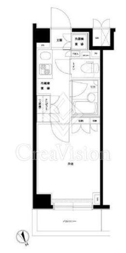 ルーブル目黒不動前　301号室　間取り