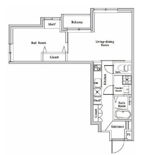 スペリオール白金台　302号室　間取り