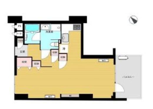 ウィスタリア元麻布　502号室　間取り