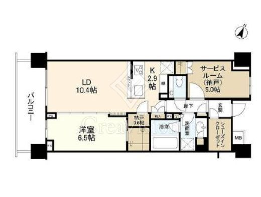 パークナード目黒カレン　305号室　間取り