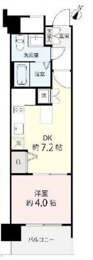 藤和六本木ホームズ　402号室　間取り
