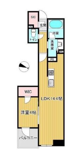 プラウド千代田淡路町　505号室　間取り