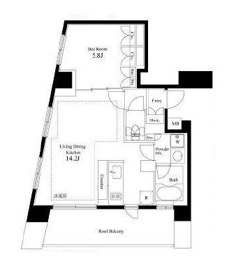 パークハウス代々木公園アーバンス　701号室　間取り