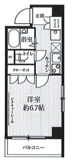 HF武蔵小山レジデンス　401号室　間取り