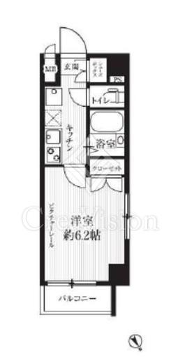 HF武蔵小山レジデンス　206号室　間取り