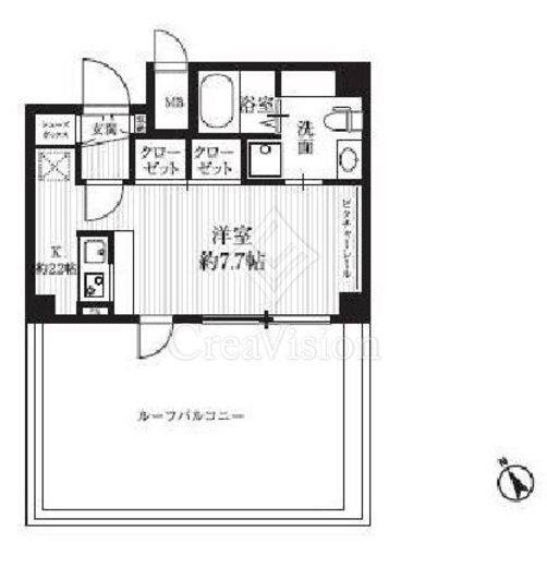 HF武蔵小山レジデンス　801号室　間取り