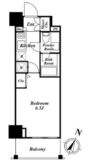 KDXレジデンス品川シーサイド　307号室　間取り