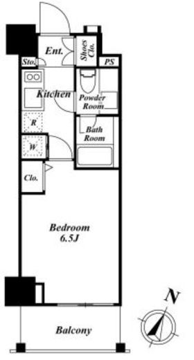 KDXレジデンス品川シーサイド　703号室　間取り