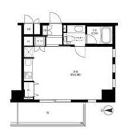 MG目黒駅前　1107号室　間取り