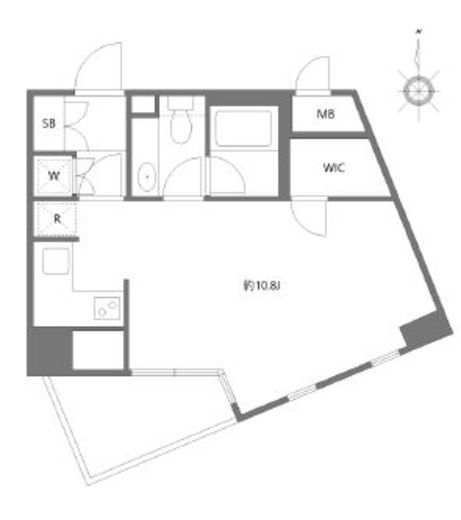 MG目黒駅前　404号室　間取り
