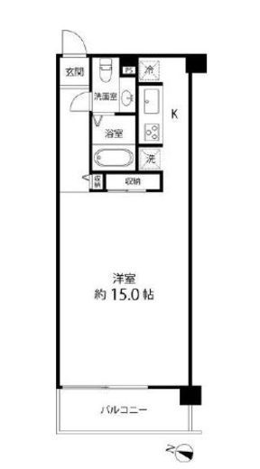 レガリア都立大レジデンス　403号室　間取り