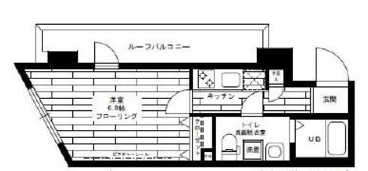 ステージファースト池尻大橋　701号室　間取り