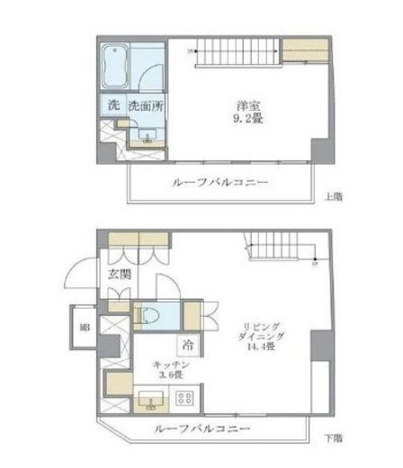 J.リヴェール学芸大学　504号室　間取り