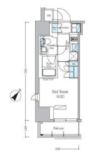 アーバネックス旗の台　905号室　間取り