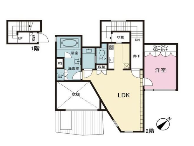 バードパーク目黒　005号室　間取り