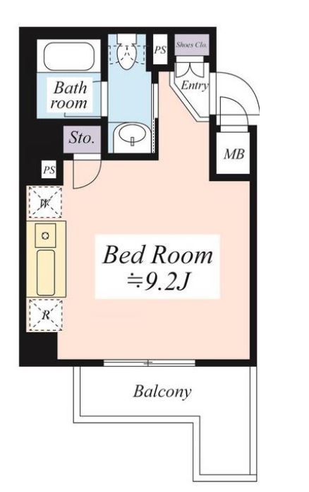 駒場パークサイドヒルズ　305号室　間取り