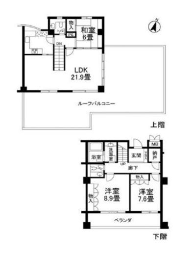 ステラメゾン碑文谷　403号室　間取り