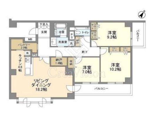 ステラメゾン碑文谷　305号室　間取り