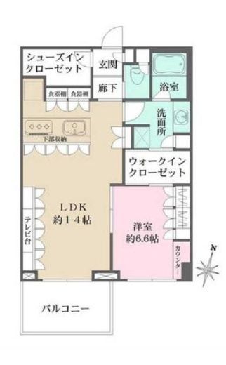 スタイルハウス目黒緑が丘　102号室　間取り