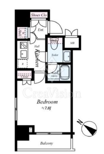 セジョリ目黒　701号室　間取り